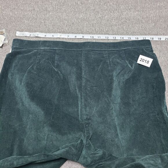 Northern Reflections Jeans Womens 14 Essential Slim Green Corduroy Boho Pants - Picture 9 of 10